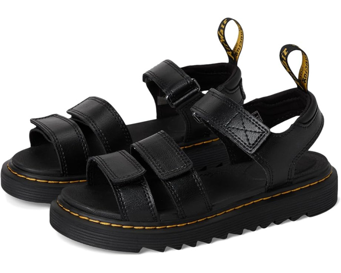 Детские сандалии Dr. Martens Klaire J на липучке с кожаным верхом