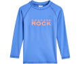 Snapper Rock Kids Рашгард с длинным рукавом Azure Blue из переработанного материала