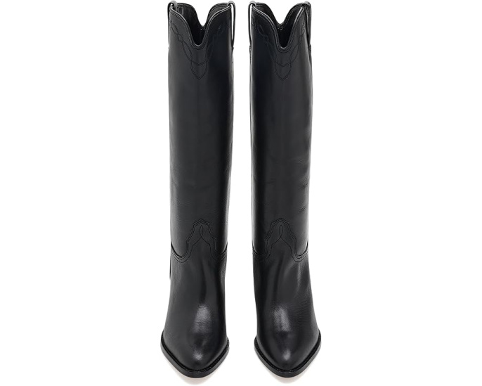 Сапоги кожаные Harpher Lauren Ralph Lauren высокие