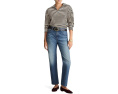 Куртка полузастежка-молния Madewell в полоску