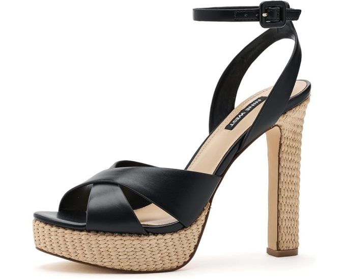 Nine West Босоножки Weston на высоком тонком каблуке с перекрещивающимися бретелями
