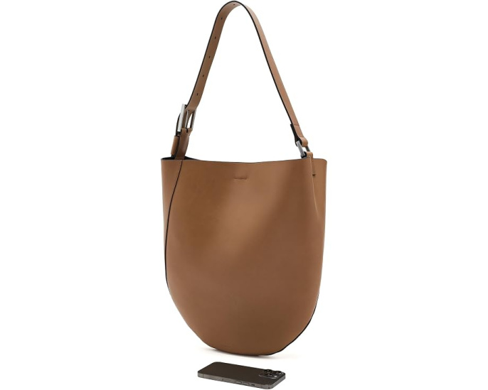 Сумка AllSaints Luna Hobo Shoulder Bag через плечо из мягкой кожи