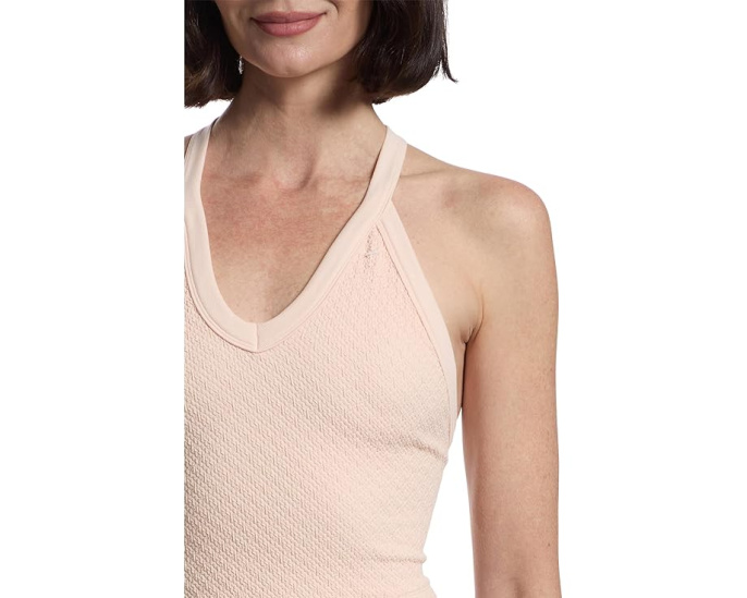 FP Movement топ All Clear V-neck Holiday Jacquard без рукавов