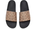Сланцы Pool Slide In Signature Canvas COACH