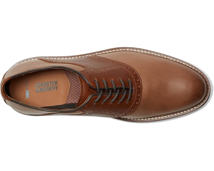 Johnston & Murphy Upton Saddle с контурной стелькой и памятью формы