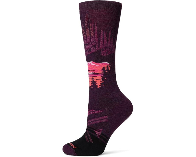 Носки Smartwool для лыж с полной амортизацией Alpine Auroras выше икры