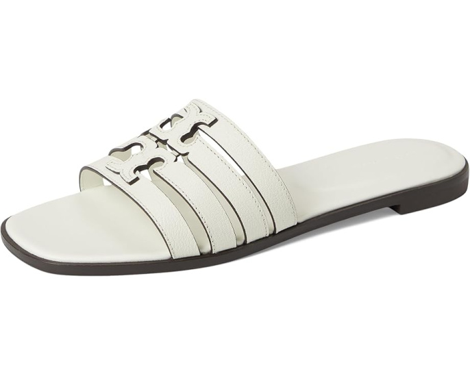 Сандалии Tory Burch Ines Cage Slides с плетеным верхом в стиле кейдж