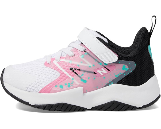 Детские кроссовки New Balance Rave Run v2 с эластичными шнурками и верхней липучкой