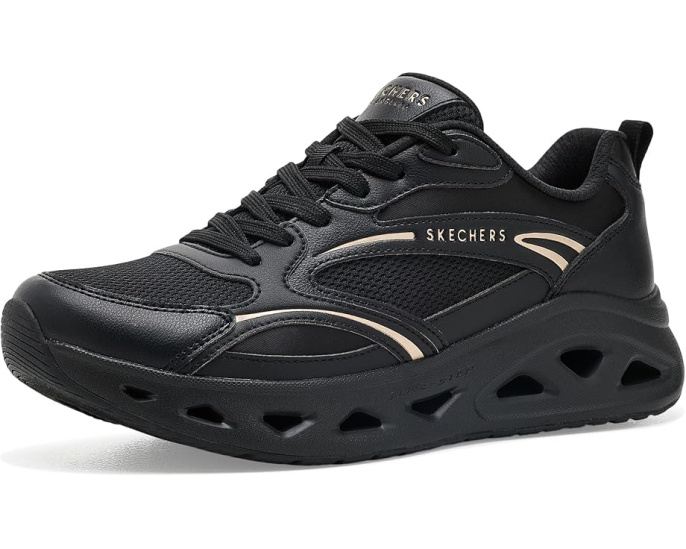 Кроссовки Skechers Uno Glide Step Lite черные