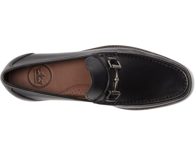 Лоферы Peter Millar Crown Leather Bit с металлической пряжкой и кожаной подкладкой
