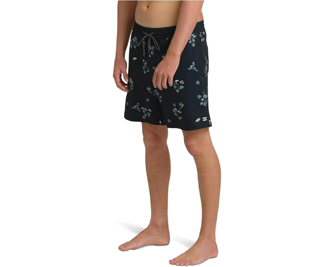 Шорты Billabong Good Times LB с принтом и эластичным поясом на завязках