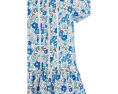 Janie and Jack Платье Bold Floral с короткими рукавами и рюшами