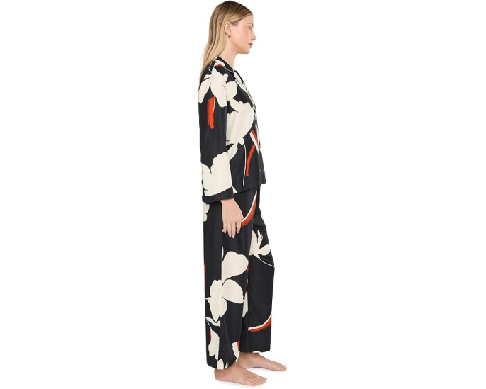 Natori Пижамный набор Kami Notch Pajama Set черный