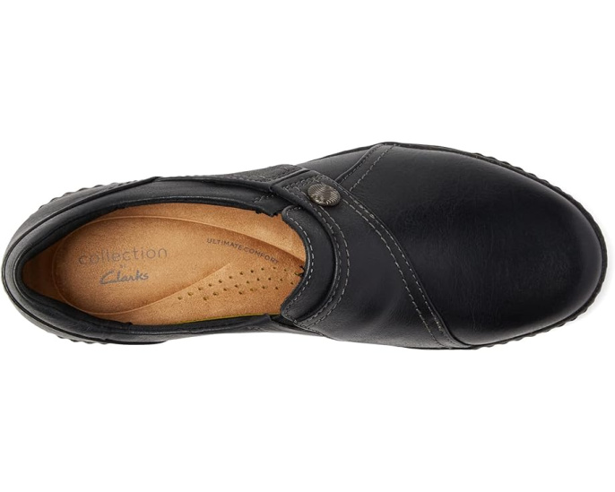 Clarks лоферы Caroline Pearl с миндальным носком и стелькой OrthoLite