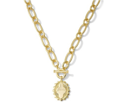 Колье Kendra Scott Grandma с монетой и смешанной цепочкой