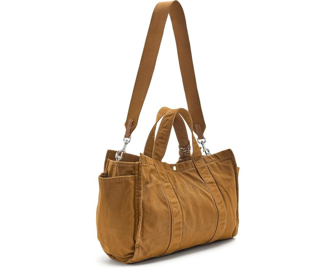 Lg Washed Canvas Tote
