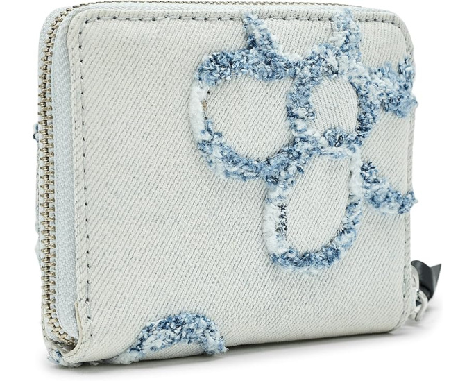 Джинсовый компактный кошелек Marc Jacobs The Daisy Denim Mini