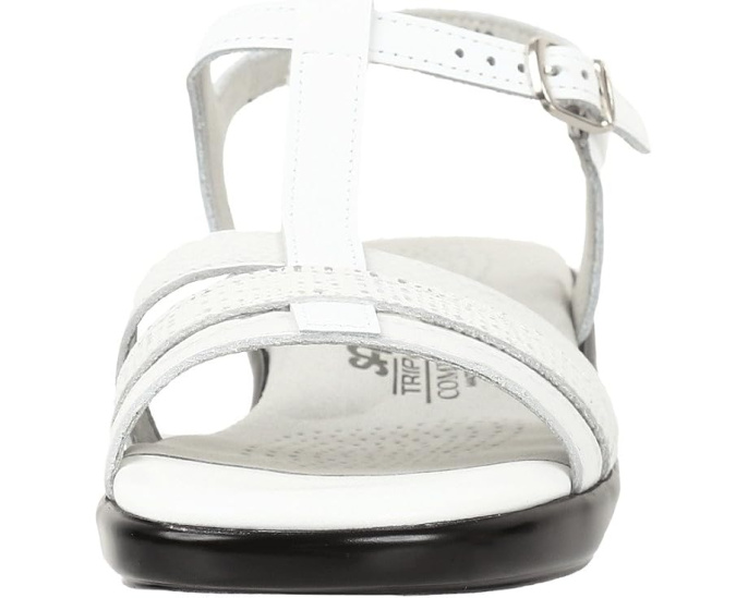 Сандалии SAS Capri T-Strap с регулируемой пряжкой и клином