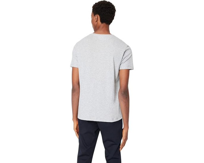 Футболка Armani Exchange Logo Printed Tee с принтом на груди и прямым подолом