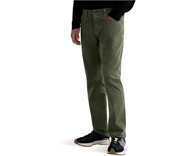 Брюки AG Jeans Everett Slim Straight из вельвета с зауженным низом