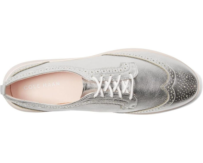 Туфли Zerogrand Meritt Wing Tip Oxford Cole Haan с квадратным носком в стиле оксфорд