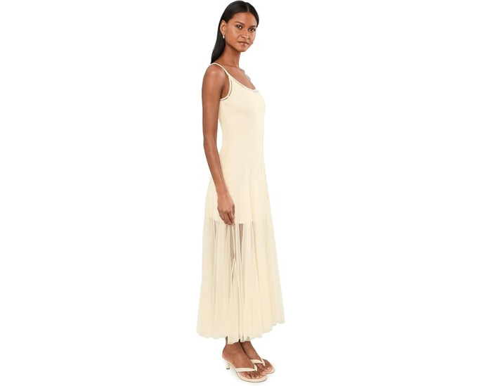 AllSaints платье Harmonia Dress из полиэстера с регулируемыми бретелями