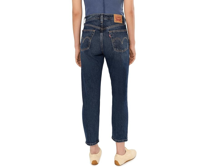 Кроп-джинсы Levi's Womens 501 с прямым кроем и классическим дизайном