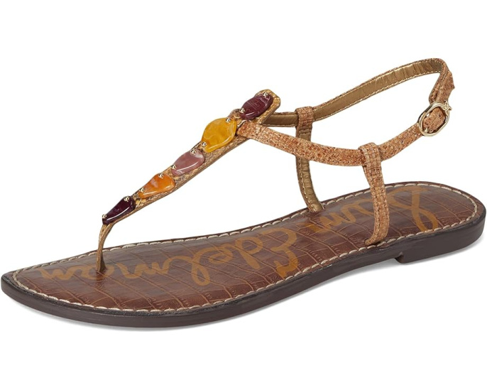 Кожаные сандалии Sam Edelman Gigi Stone с декором из камней