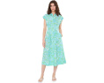 Lilly Pulitzer Платье-рубашка Tonya Midi голубое