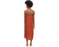 Платье Natori Terra Foil Crinkle Scoop Neck из фольгированной ткани