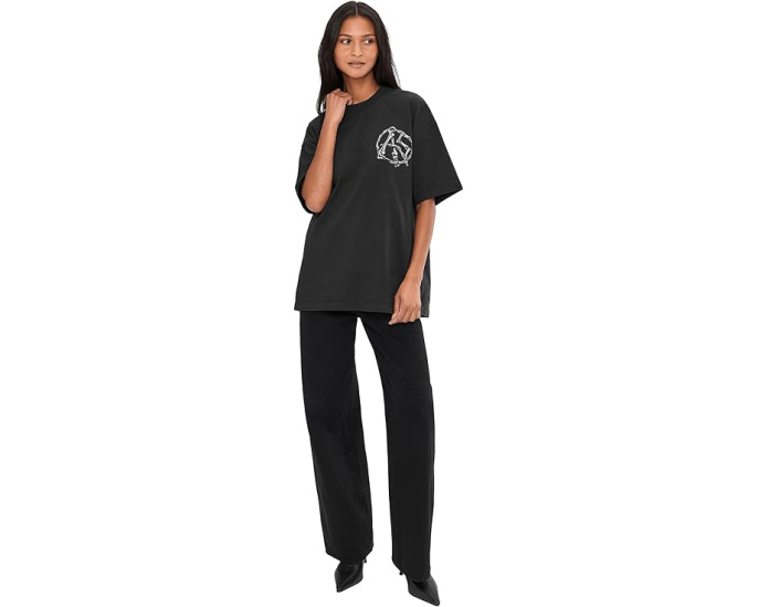 Футболка AllSaints Anatomica с коротким рукавом и принтом