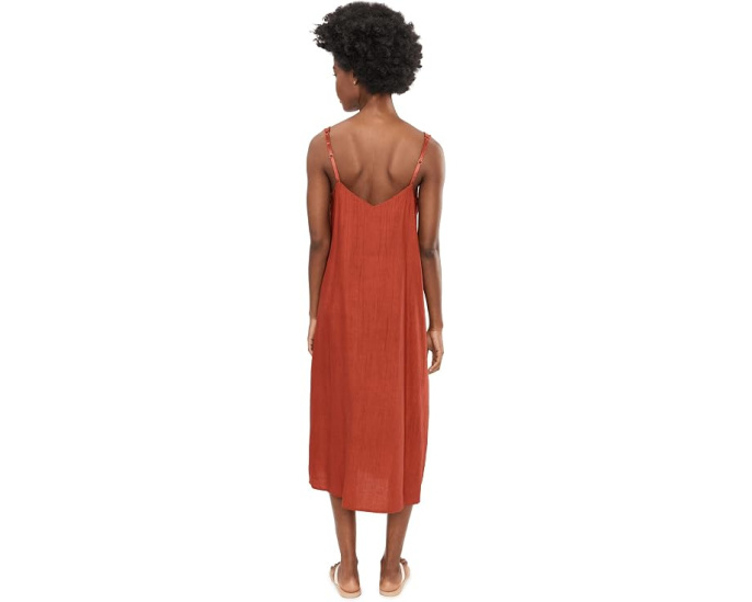 Платье Natori Terra Foil Crinkle Scoop Neck из фольгированной ткани