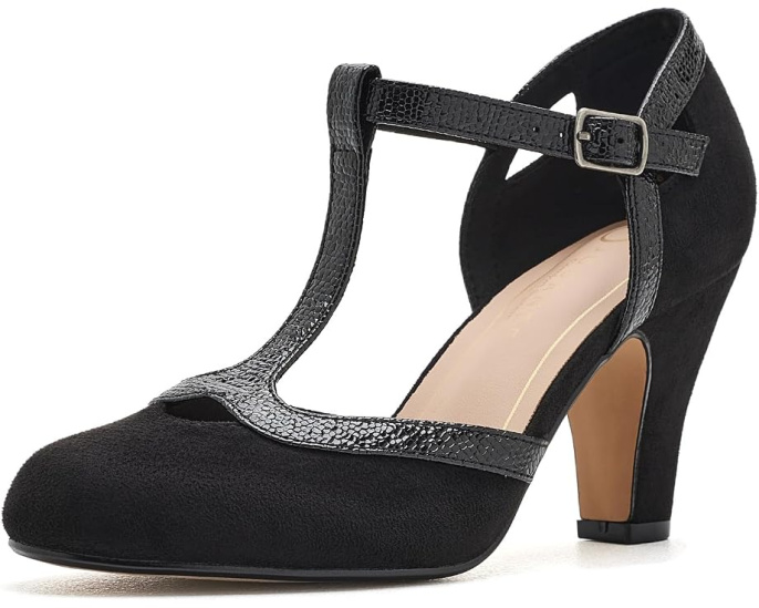 Туфли Journee Collection Olina Pumps с ремешком на щиколотке