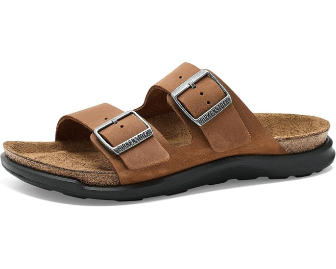 Birkenstock Arizona Rugged сандалии из премиальной кожи