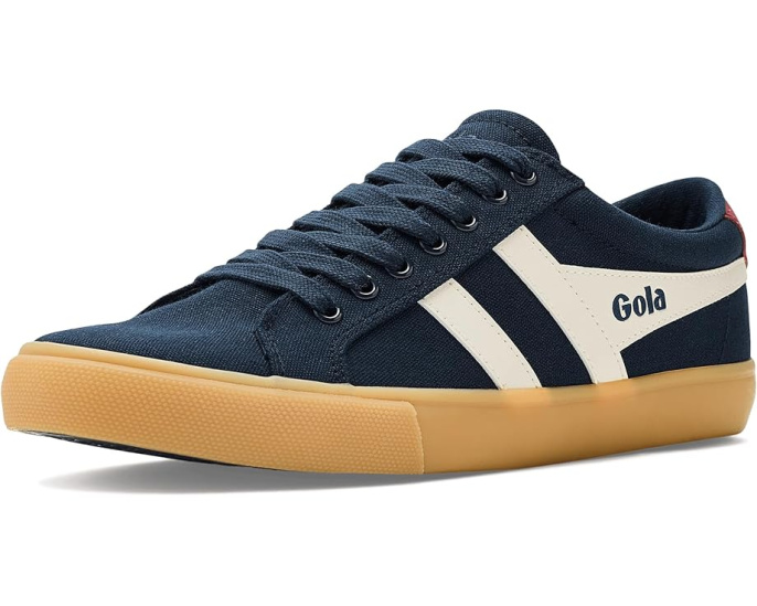 Кроссовки Gola Varsity из натуральной кожи и ткани