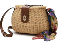 Корзина Patricia Nash Duronia Basket с шарфом Французские гортензии
