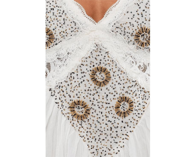 Ромпер Enchanted Rompers Free People с вышивкой