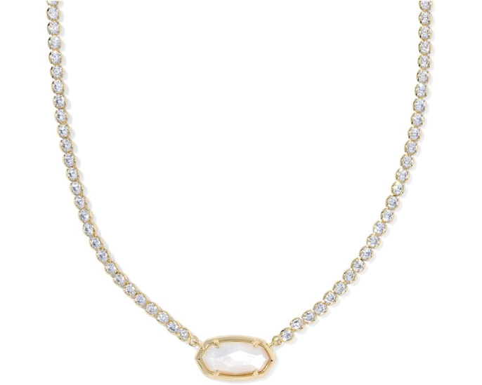 Колье Elisa Tennis от Kendra Scott с золотистым блеском
