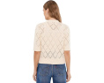 Kate Cotton Bauble Solid Short Sleeve Cardigan