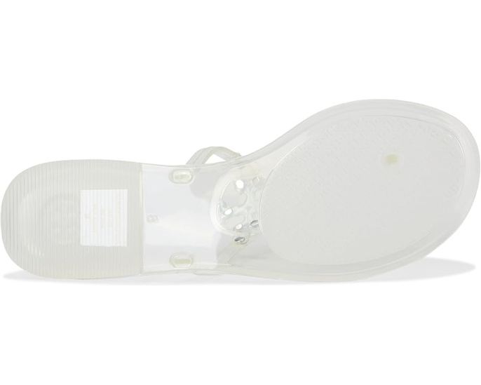 Босоножки-сланцы Mini Miller Jelly Tory Burch с прозрачным верхом
