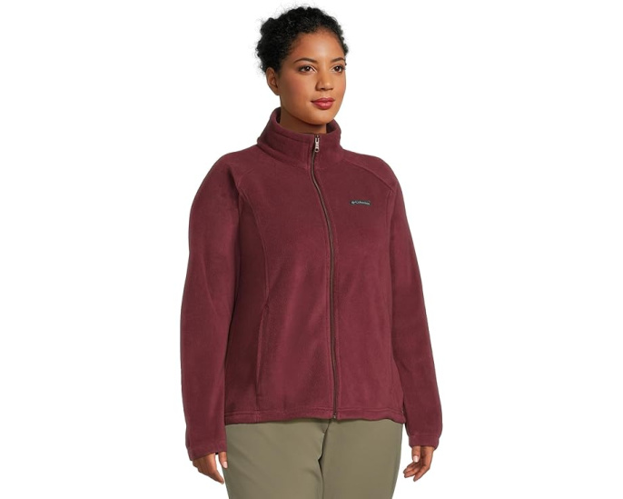 Куртка Columbia Plus Size Benton Springs Full Zip из переработанного полиэстера с капюшоном