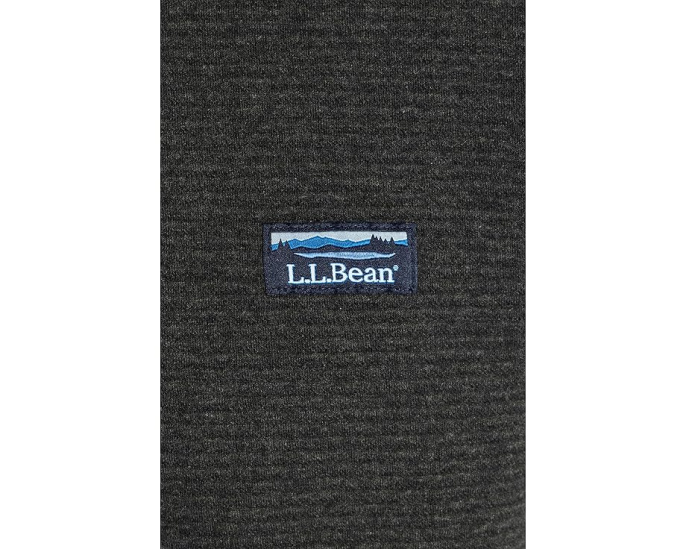 Свитер с молнией L.L.Bean Lakewashed Double-Knit для повседневного стиля