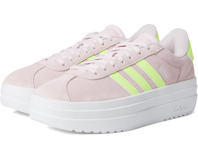 Кроссовки Adidas VL Court Bold с платформенной подошвой для подростков