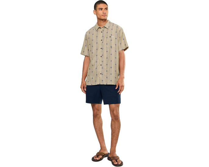 Billabong рубашка с коротким рукавом Sundays Jacquard