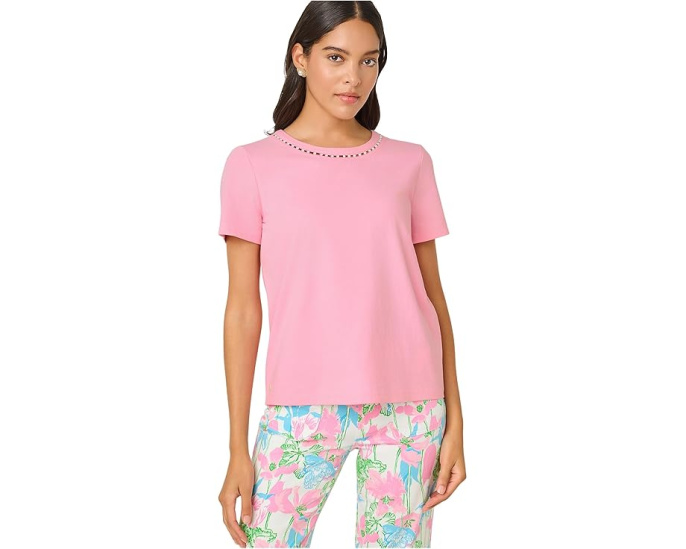 Топ Clairmont Pearl с жемчужной отделкой от Lilly Pulitzer