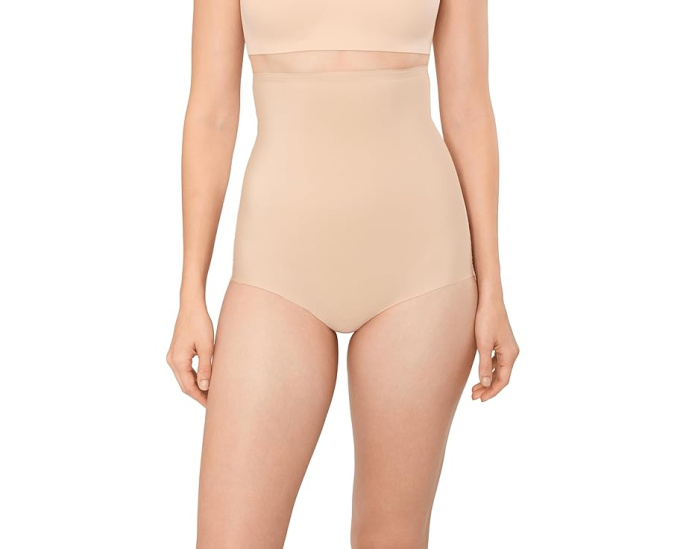 Моделирующие трусы с высокой талией Commando Beige