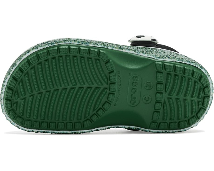Crocs спортивные сабо Classic для малышей с футбольным принтом