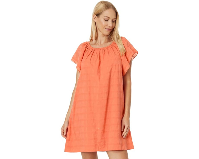Платье Lilla P Flutter Sleeve Raglan с рукавами-крылышками