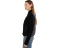 Long Sleeve Zip Front Quilted Sweater Jacket