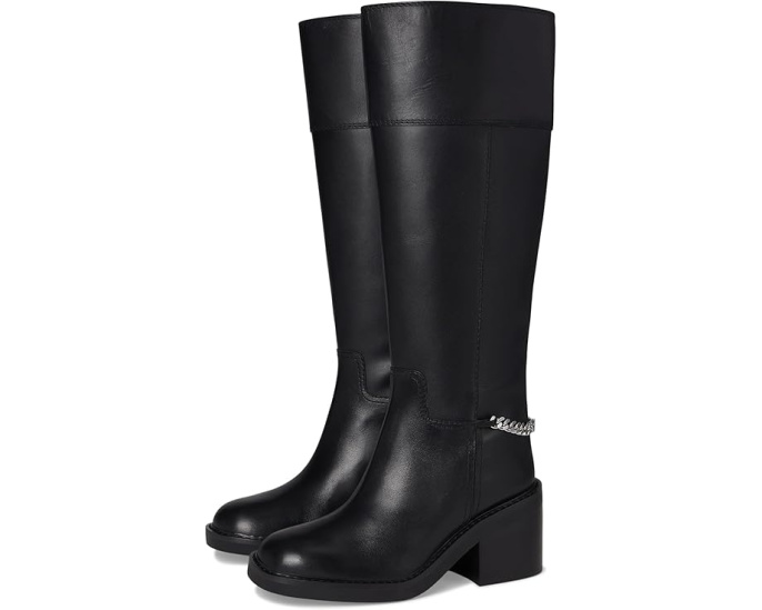 Сапоги Carlisle с широким голенищем и цепью от MICHAEL Michael Kors
